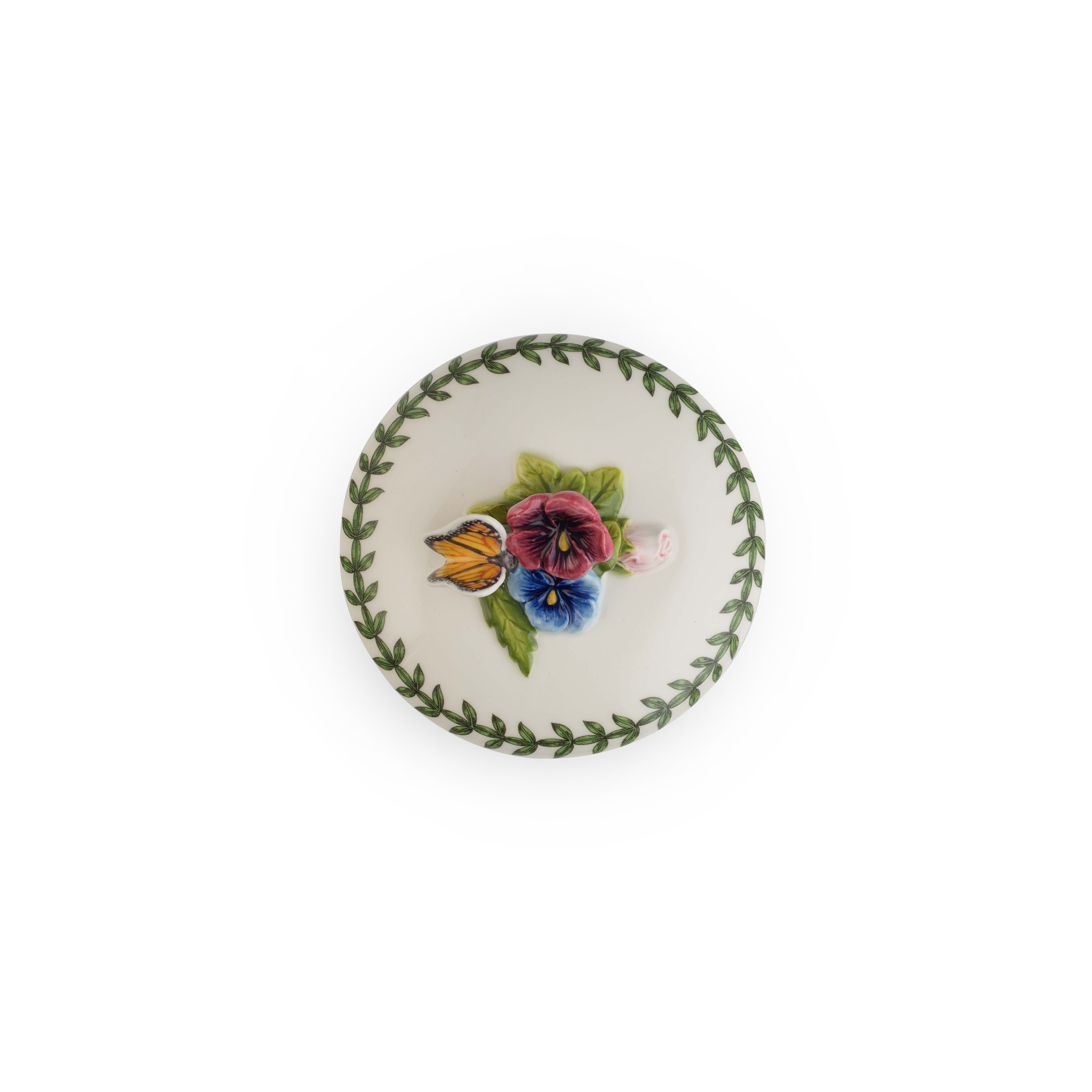 Botanic Garden Bouquet Butterfly Trinket Box image number null